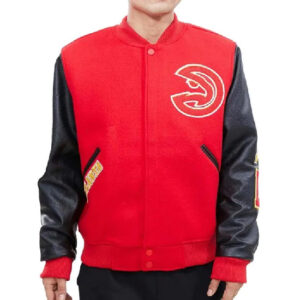 Atlanta Hawks NBA Letterman Varsity Jacket