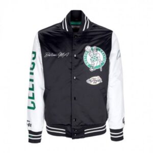 NBA Boston Celtics Team Origins Varsity Satin Jacket
