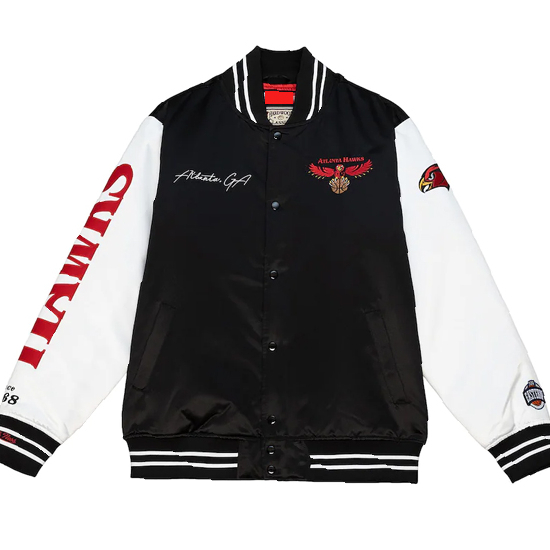Atlanta Hawk Mitchell & Ness Nba Team Origins Varsity Jacket