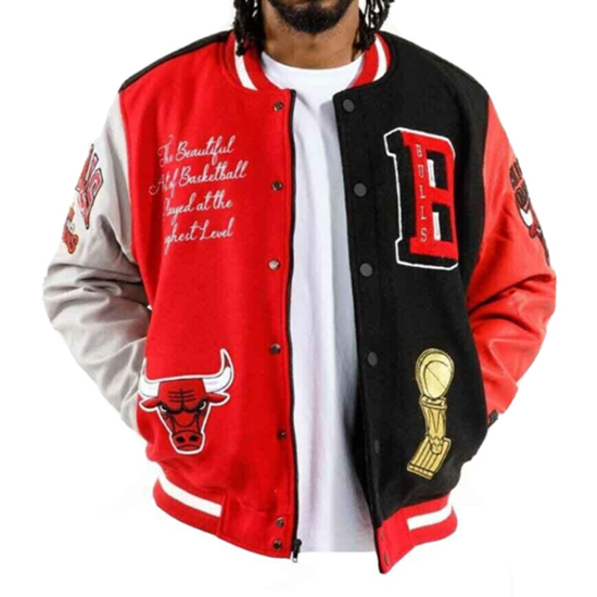 NBA Legend Chicago Bulls Fan letterman Varsity Jacket