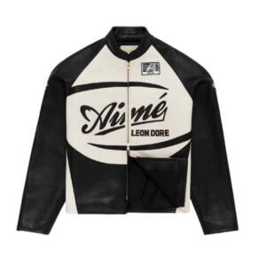 Aime Leon Dore Café Racer Leather Jacket