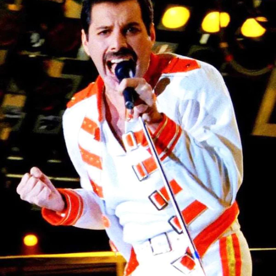 Freddie Mercury Military Concert Leather Jacket