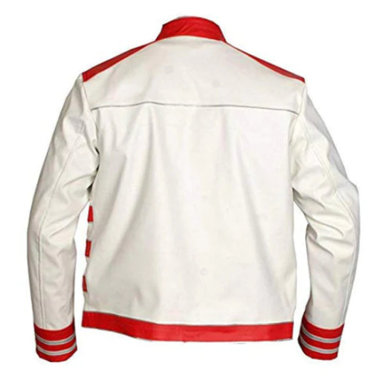Freddie Mercury Military Concert Red & White Leather Jackets