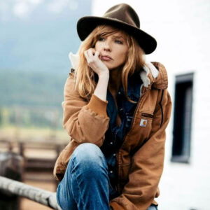 Kelly Reilly Yellowstone Beth Dutton Hooded Bomber Jacket