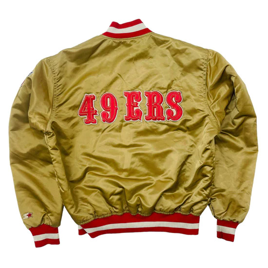 Vintage San Francisco 49ers Gold Jacket - Top Celebrity Jacket