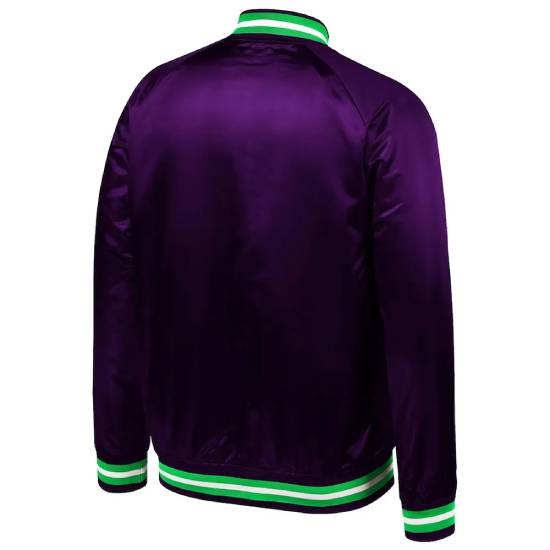 1995 All-Star Game Lightweight Full-Snap Purple Jacket