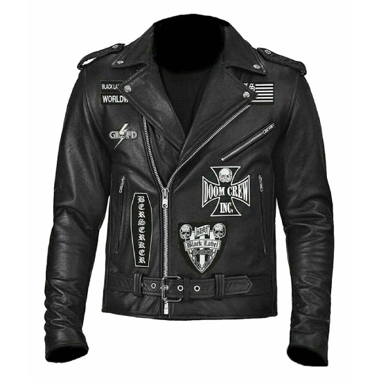 Black Label Society Black Leather Jacket