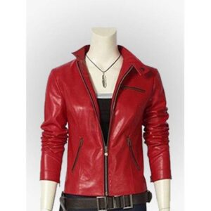 Claire Redfield Resident Evil 2 Red Leather Jacket