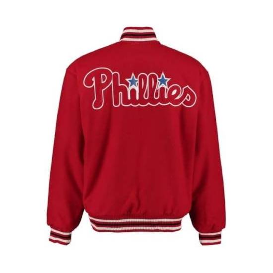 Starter 80’s Philadelphia Phillies Red Varsity Jacket