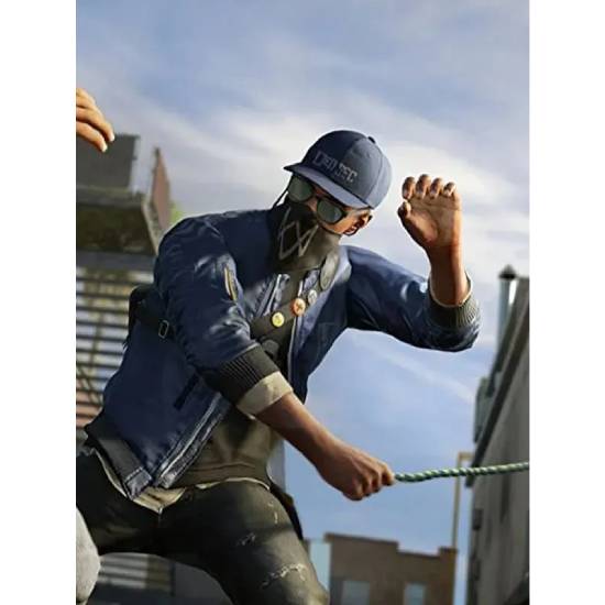 Watch Dogs 2 Marcus Holloway Leather Jacket