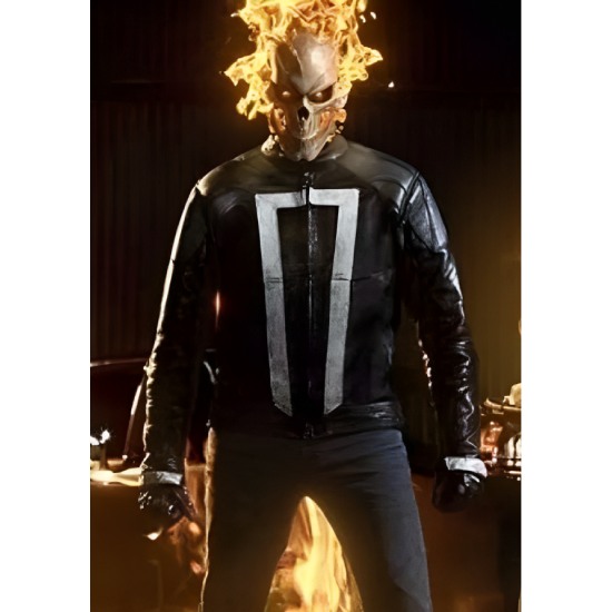Agents Of Shield Gabriel Luna Ghost Rider Leather Jacket