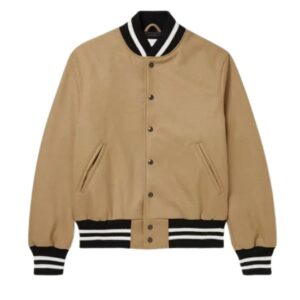 Kevin Jonas Claim to Fame S02 Wool Brown Varsity Jacket