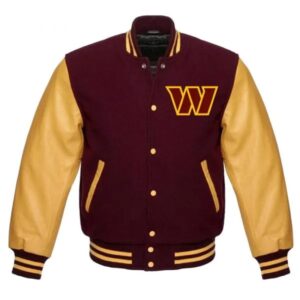 Washington Commanders W Letterman Varsity Jacket