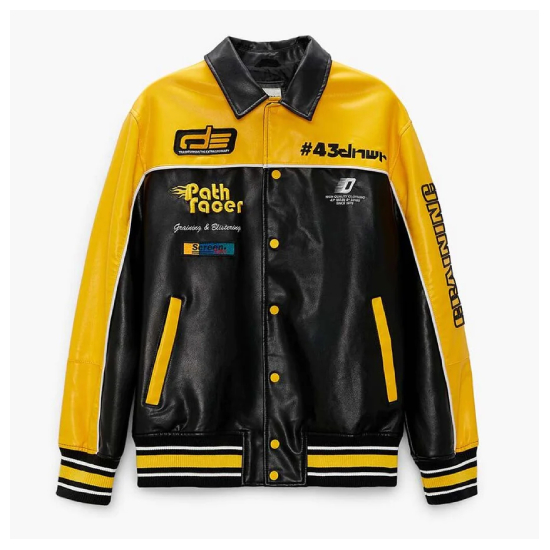 Path Racer Leather Motorcycle F1 PU Jacket