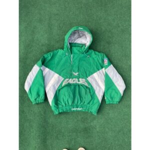 Vintage 90s Philadelphia Eagles Green Jacket