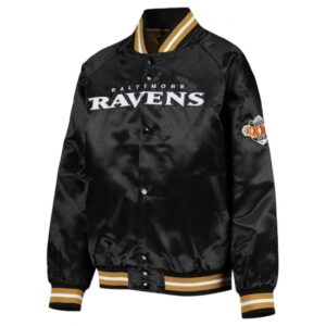 Baltimore Ravens Satin Black Jacket